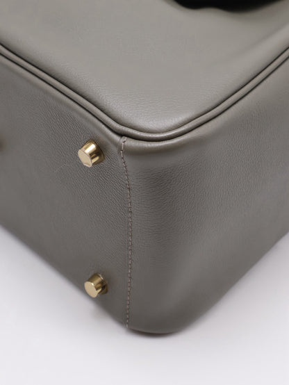 HERMES Lindy 26 - Gris Meyer 0L 積雨雲灰金 U