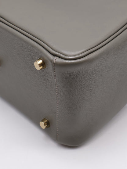 HERMES Lindy 26 - Gris Meyer 0L 積雨雲灰金 U
