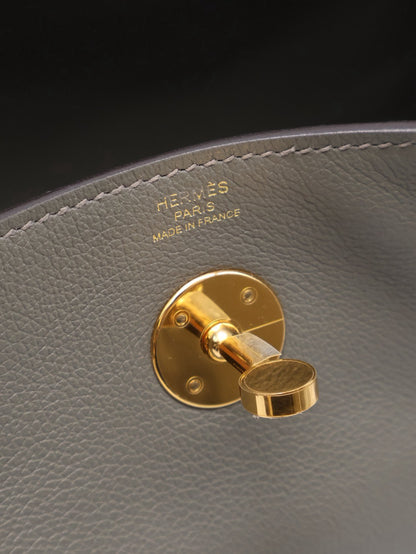 HERMES Lindy 26 - Gris Meyer 0L 積雨雲灰金 U