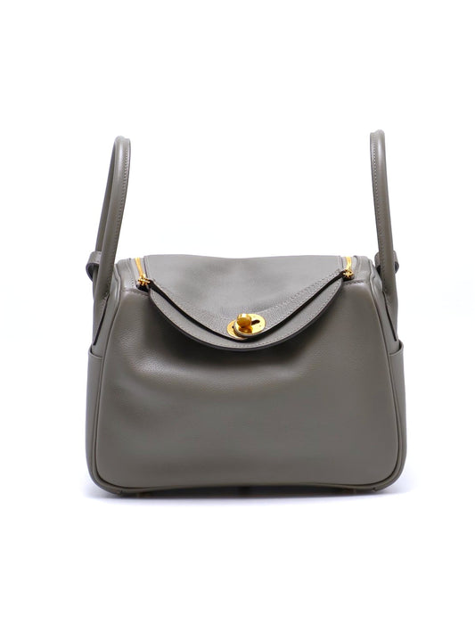 HERMES Lindy 26 - Gris Meyer 0L 積雨雲灰金 U