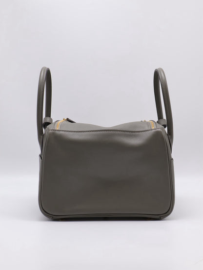 HERMES Lindy 26 - Gris Meyer 0L 積雨雲灰金 U