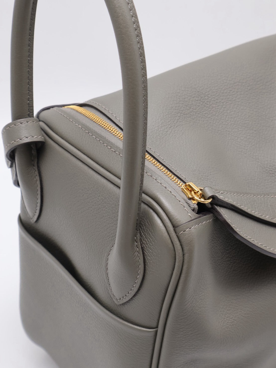 HERMES Lindy 26 - Gris Meyer 0L 積雨雲灰金 U