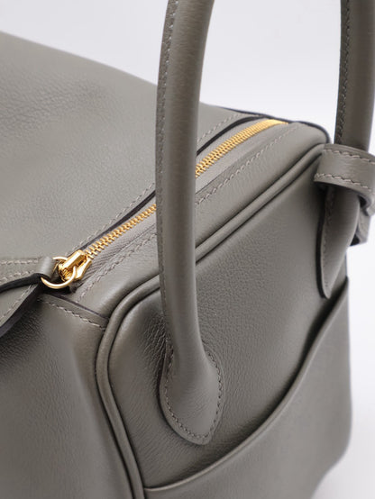HERMES Lindy 26 - Gris Meyer 0L 積雨雲灰金 U