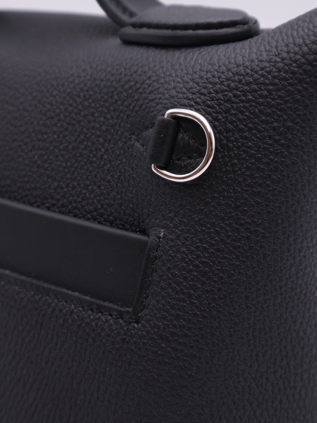 HERMES Mini 24/24 - Noir 89 黑銀 G