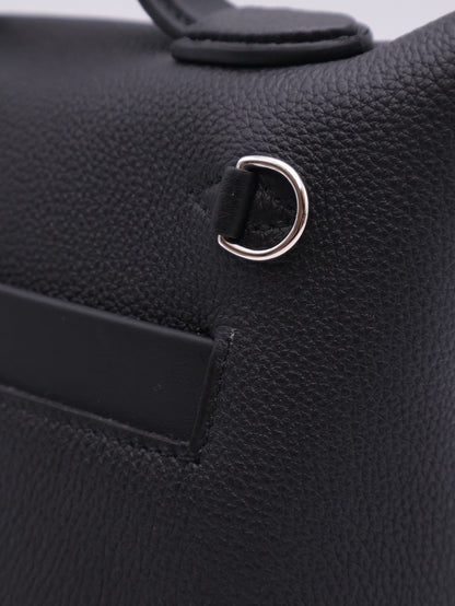 HERMES Mini 24/24 - Noir 89 黑銀 G