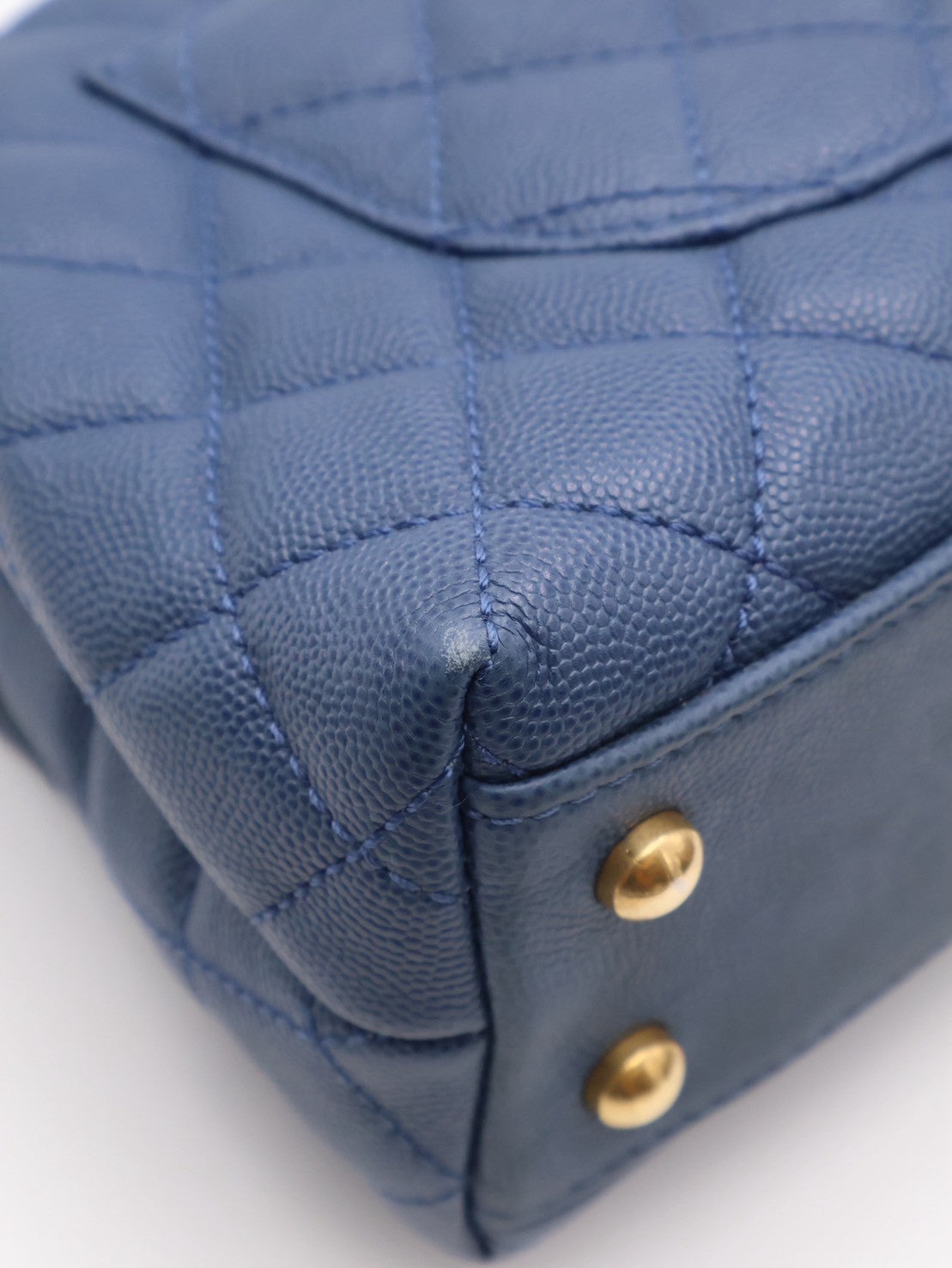 CHANEL Coco Handle - 小號藍金24開
