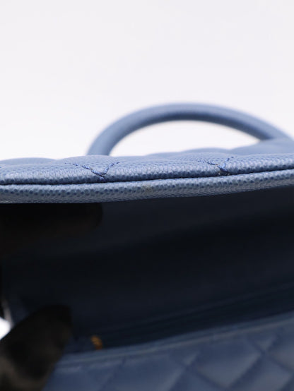 CHANEL Coco Handle - 小號藍金24開