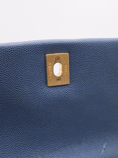 CHANEL Coco Handle - 小號藍金24開