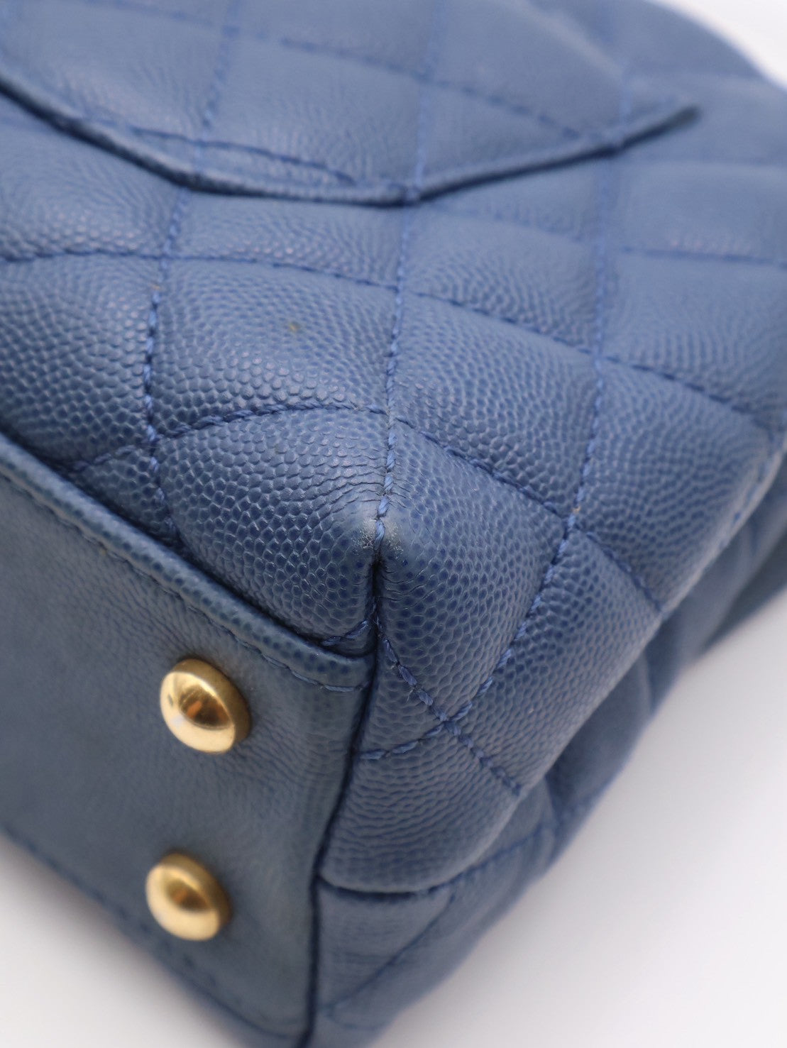 CHANEL Coco Handle - 小號藍金24開