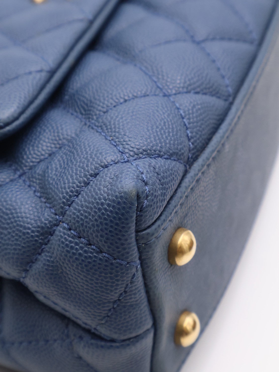 CHANEL Coco Handle - 小號藍金24開