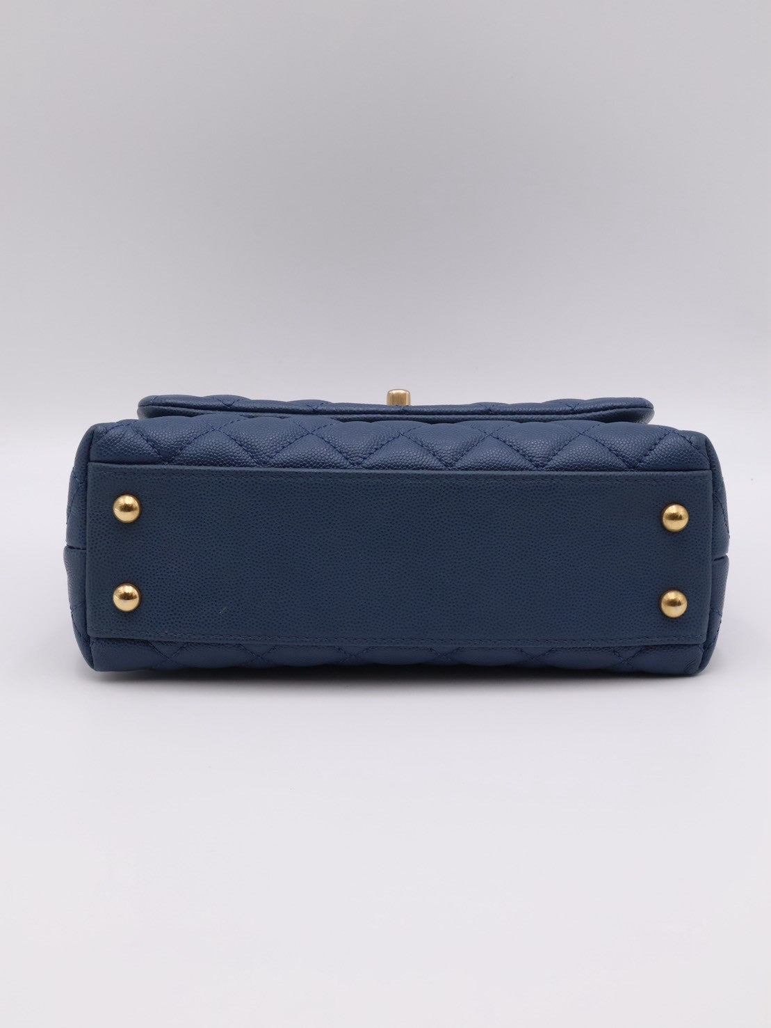 CHANEL Coco Handle - 小號藍金24開