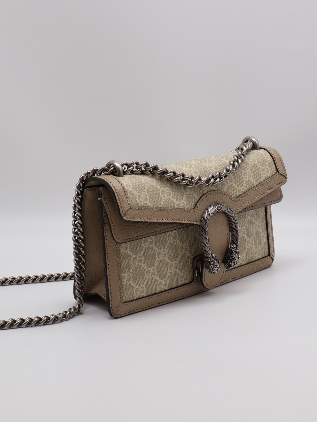 GUCCI Dionysus老花酒神包 - 中號燕麥