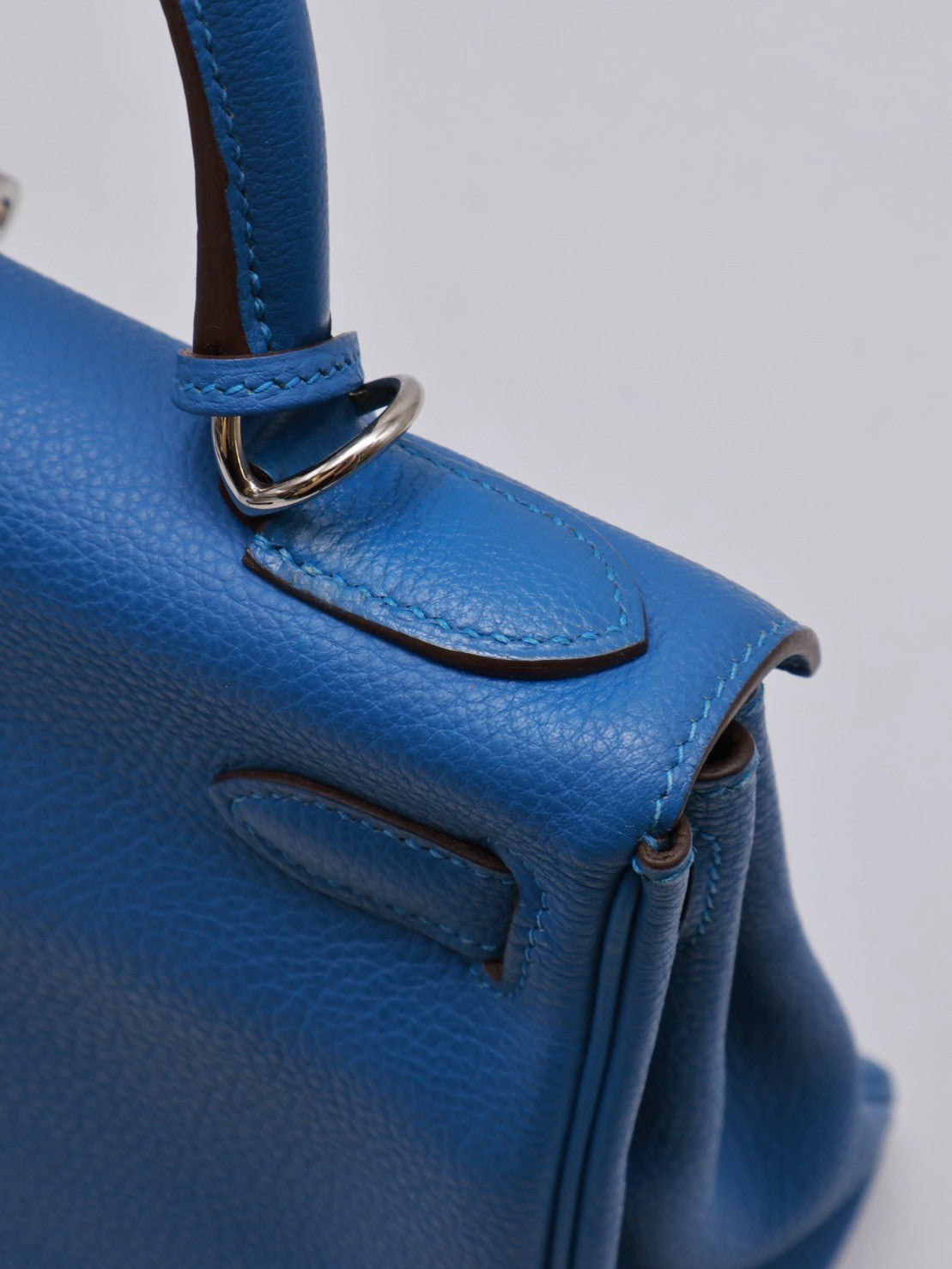 HERMES Kelly 28 - Bleu Zellige I7 琉璃藍銀 🄾