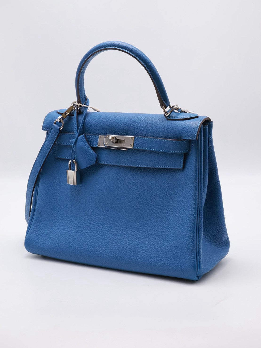 HERMES Kelly 28 - Bleu Zellige I7 琉璃藍銀 🄾