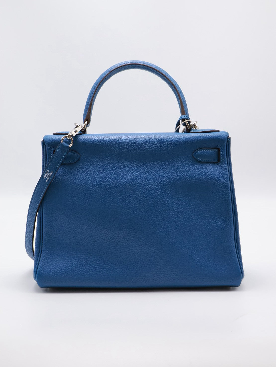 HERMES Kelly 28 - Bleu Zellige I7 琉璃藍銀 🄾