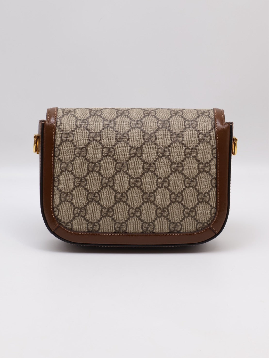 GUCCI Horsebit 1955馬銜釦馬鞍包 - Mini棕