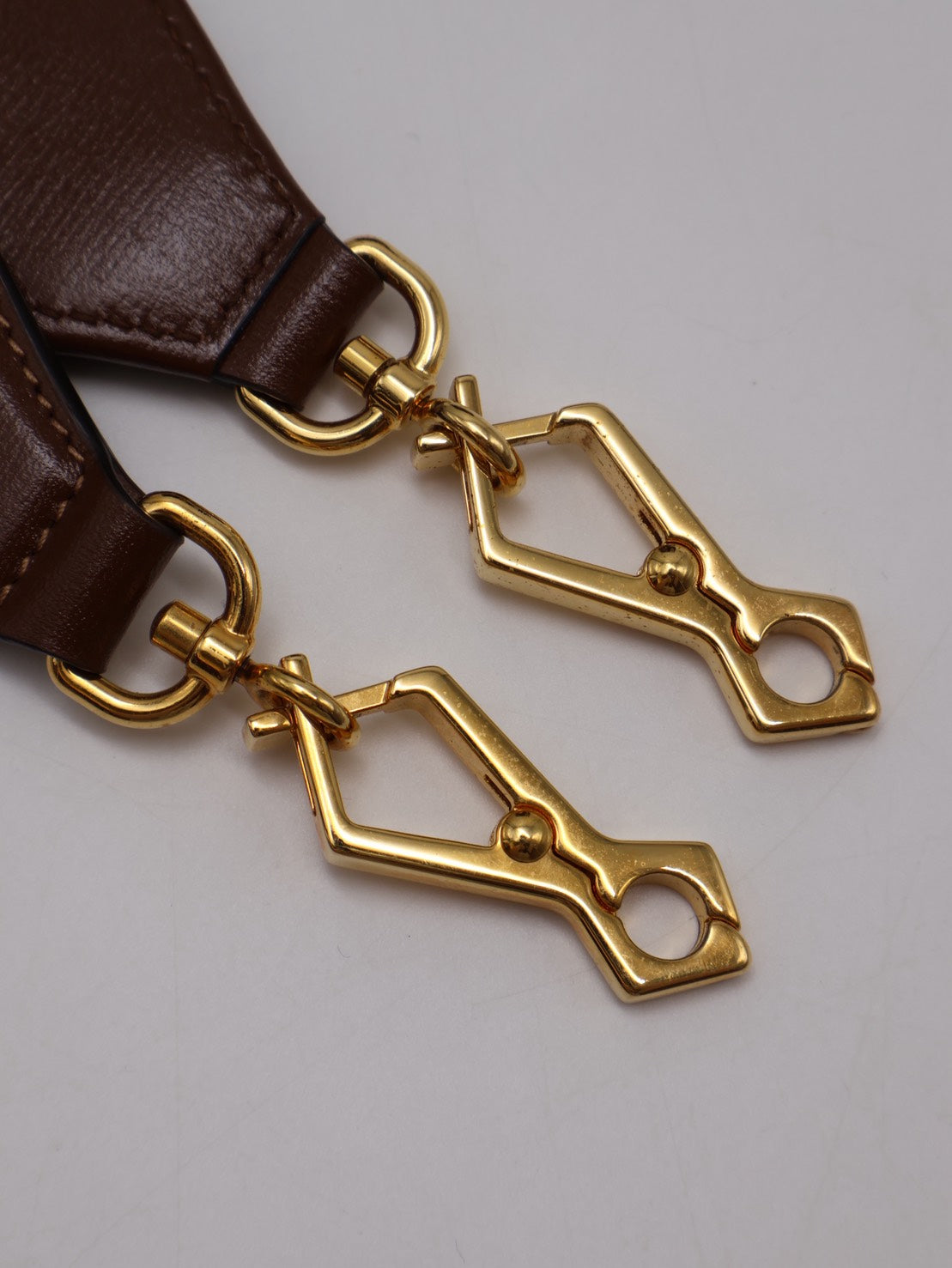 GUCCI Horsebit 1955馬銜釦馬鞍包 - Mini棕