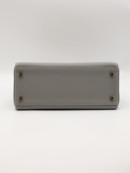 HERMES Kelly 28 - Gris Mouette 4Z 海鷗灰金 W