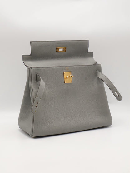 HERMES Kelly 28 - Gris Mouette 4Z 海鷗灰金 W