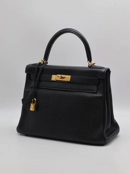HERMES Kelly 28 - 黑金 T