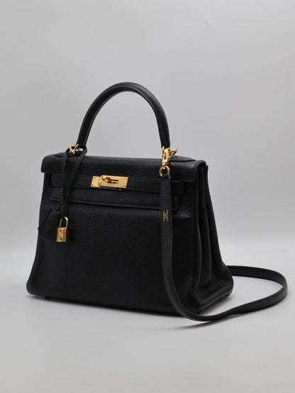HERMES Kelly 28 - 黑金 T