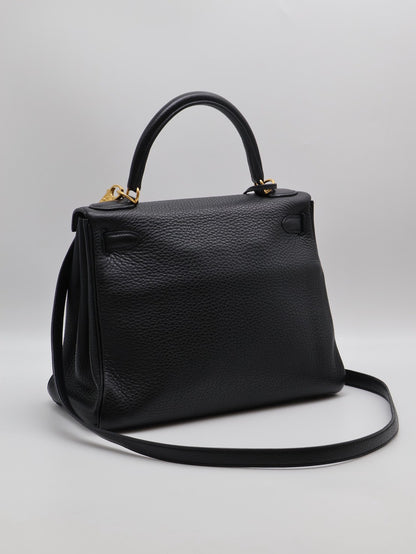HERMES Kelly 28 - 黑金 T