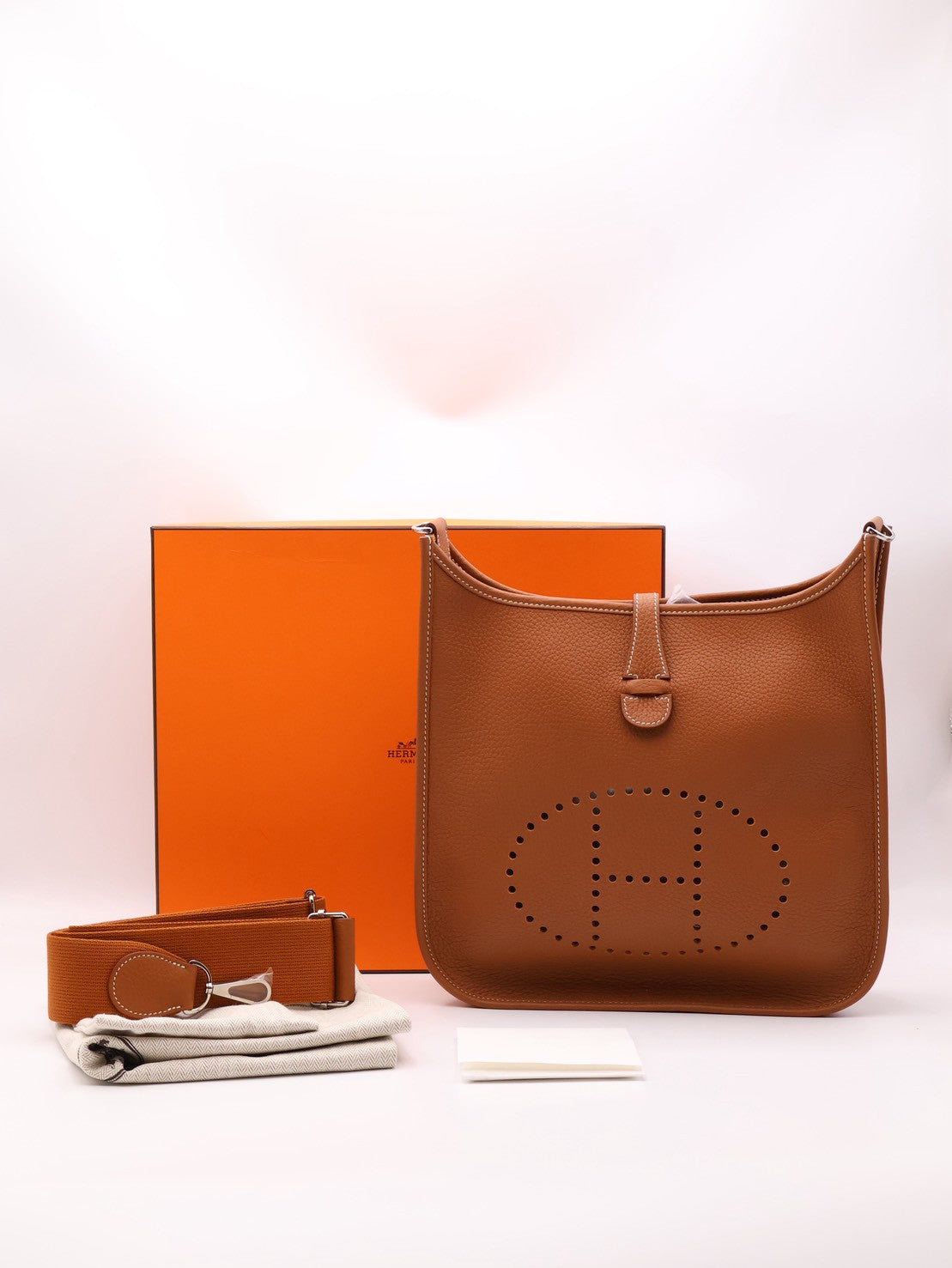 HERMES Evelyne 29 - Gold 金棕銀 W