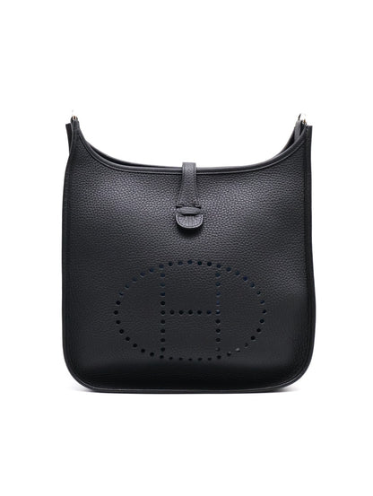 HERMES Evelyne 29 - Noir 89 黑銀 K