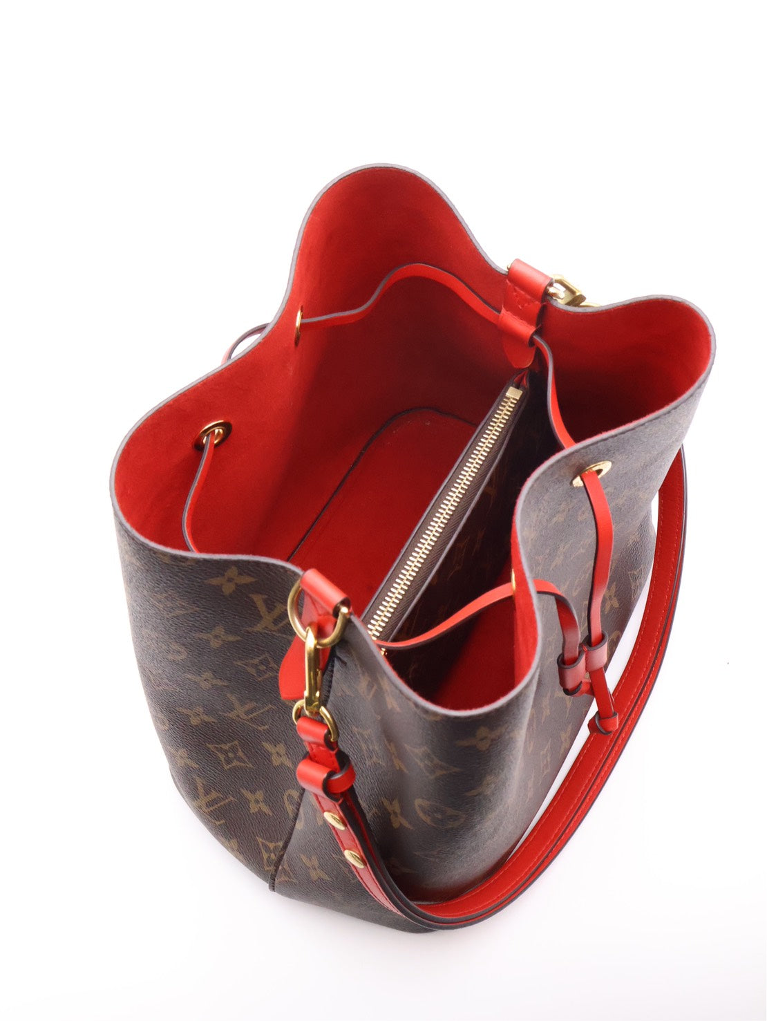 LOUIS VUITTON Neonoe水桶包 - MM紅