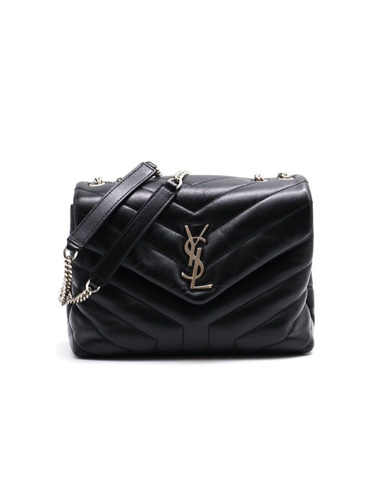 YSL Loulou方胖子 - 小號黑銀