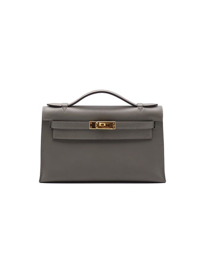 HERMES Mini Kelly - Gris Meyer 0L 積雨雲灰金 B