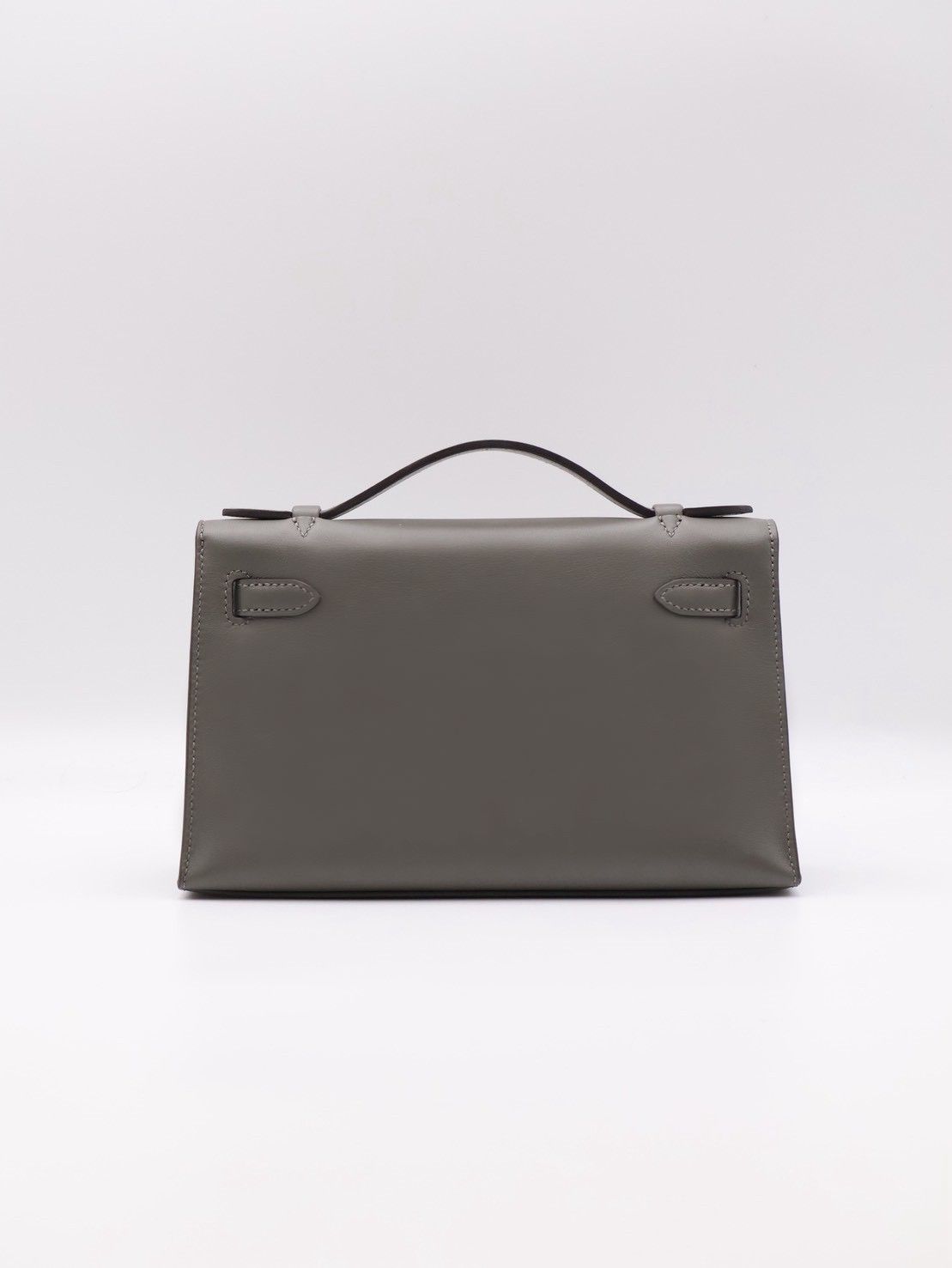 HERMES Mini Kelly - Gris Meyer 0L 積雨雲灰金 B