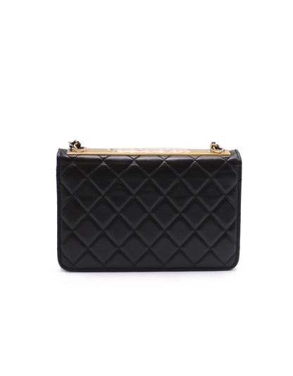 CHANEL 水鑽雙C Trendy WOC - 黑金
