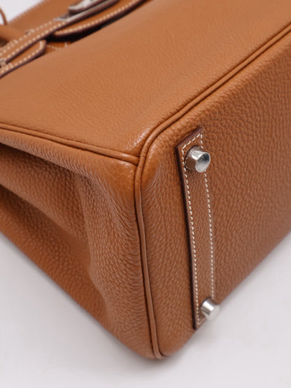 HERMES Birkin 30 - Gold 37 金棕銀 🄹