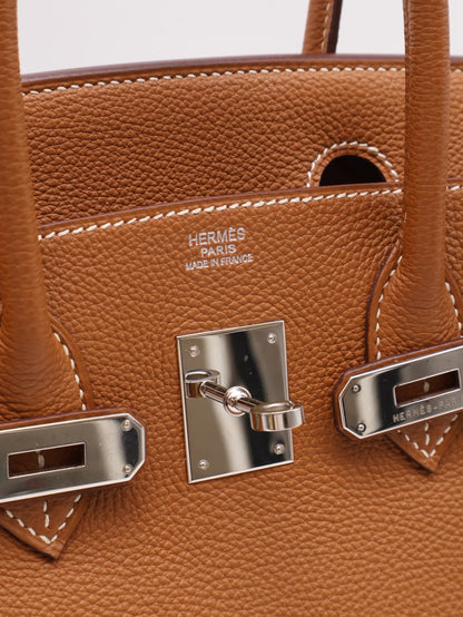 HERMES Birkin 30 - Gold 37 金棕銀 🄹