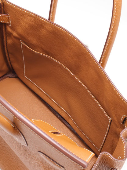 HERMES Birkin 30 - Gold 37 金棕銀 🄹