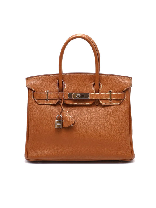 HERMES Birkin 30 - Gold 37 金棕銀 🄹