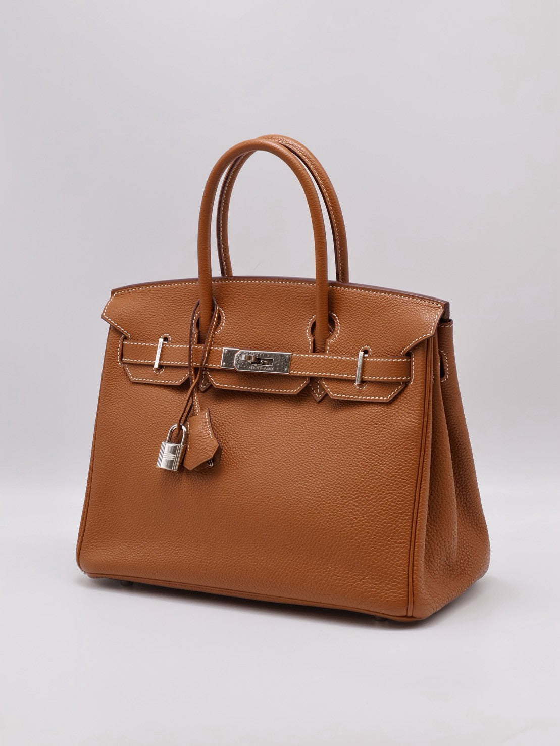 HERMES Birkin 30 - Gold 37 金棕銀 🄹