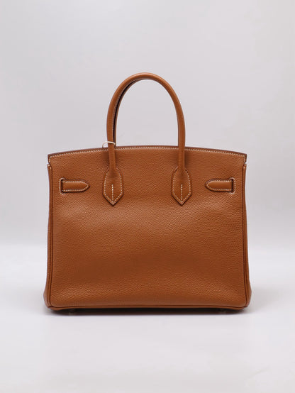 HERMES Birkin 30 - Gold 37 金棕銀 🄹