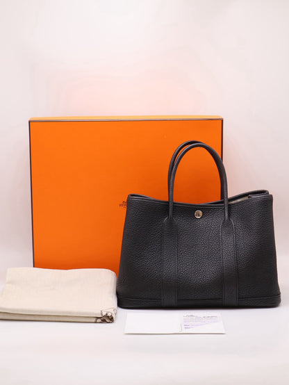 HERMES Garden Party 30 - Noir 89 黑 B