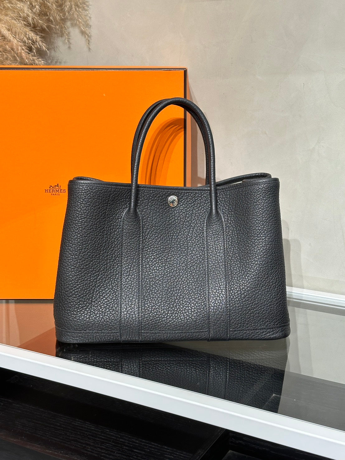 HERMES Garden Party 30 - Noir 89 黑 B