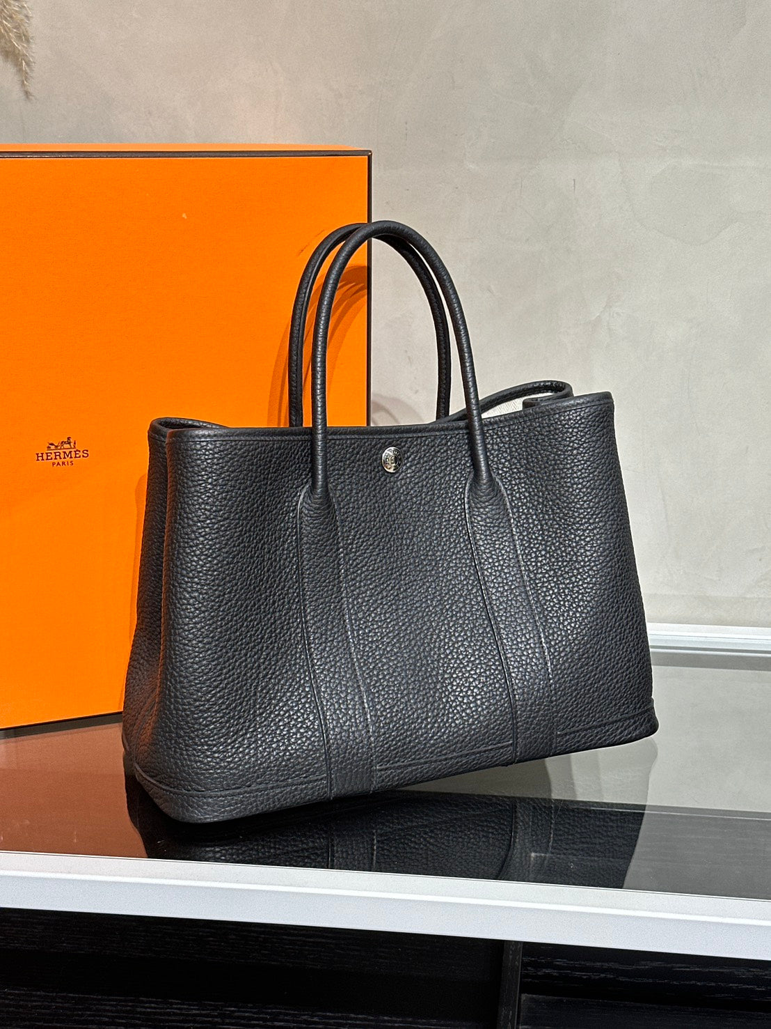 HERMES Garden Party 30 - Noir 89 黑 B