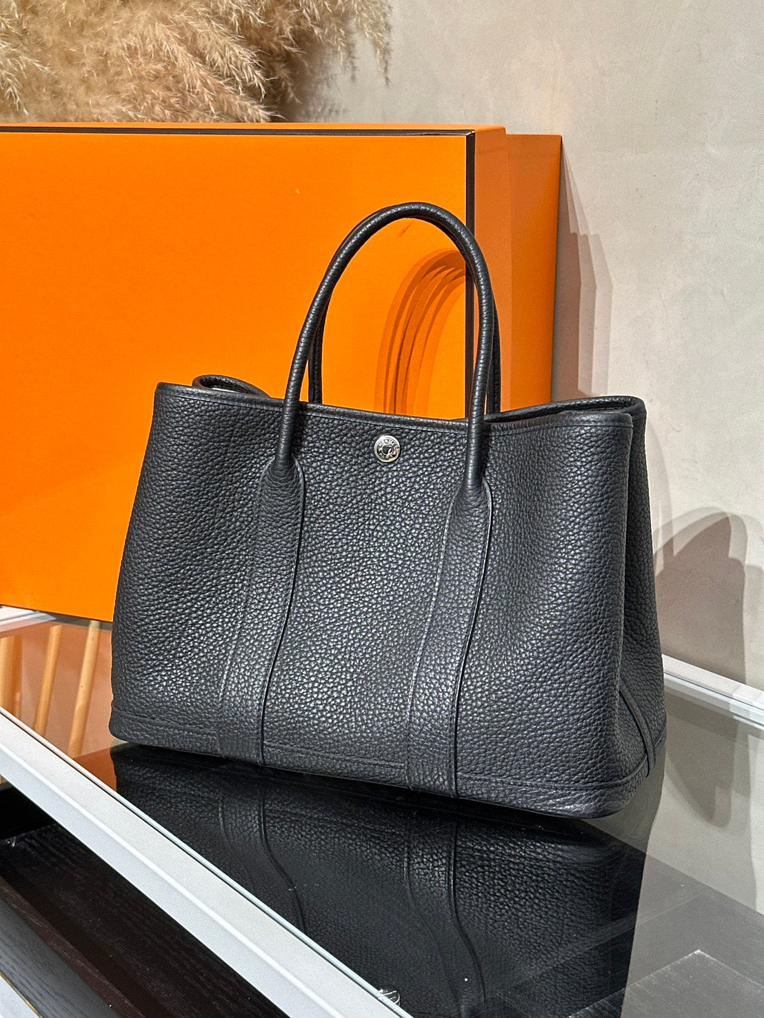 HERMES Garden Party 30 - Noir 89 黑 B