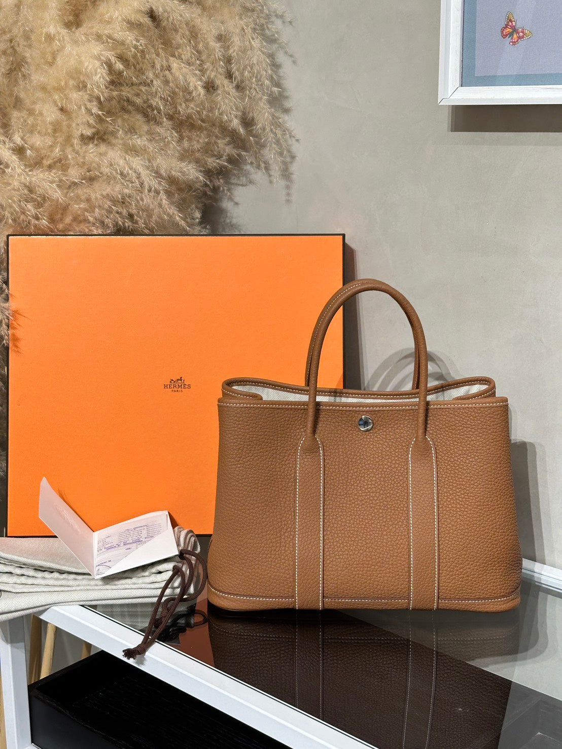 HERMES Garden Party 30 - 金棕 W