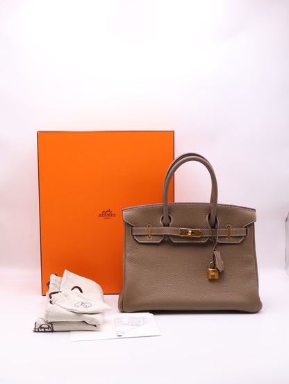 HERMES Birkin 30 - Etoupe 18 大象灰金 U