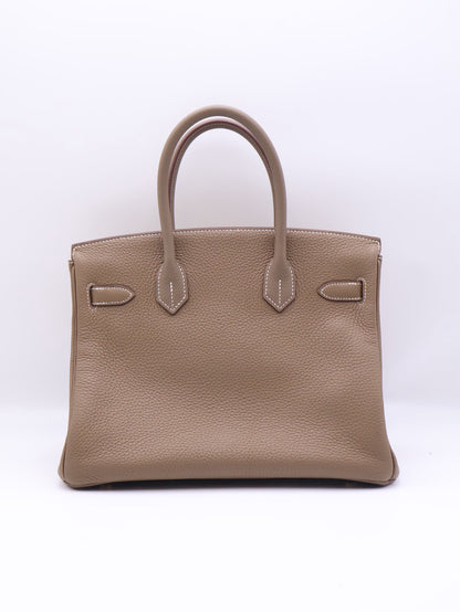 HERMES Birkin 30 - Etoupe 18 大象灰金 U