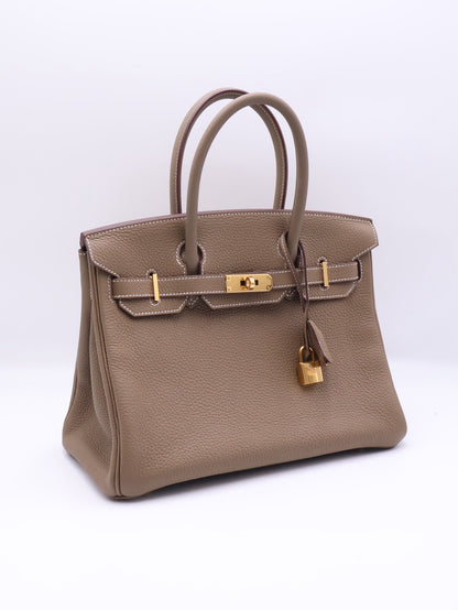 HERMES Birkin 30 - Etoupe 18 大象灰金 U