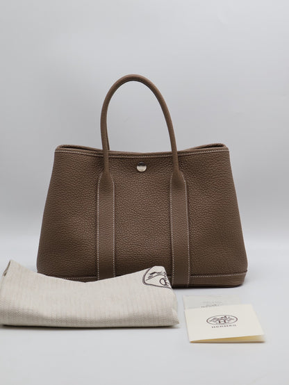 HERMES Garden Party 30 - Etoupe 18 大象灰 Z