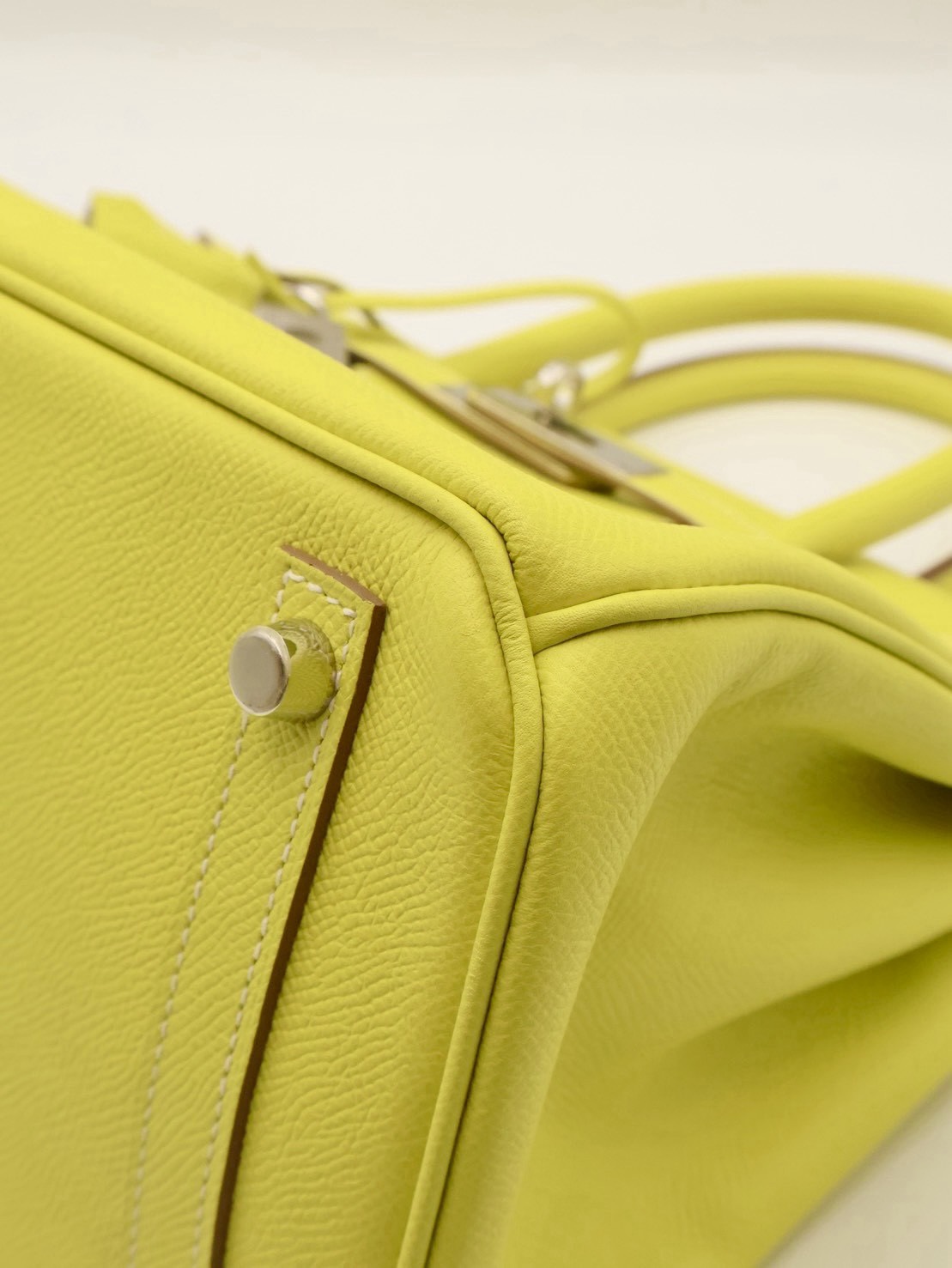 HERMES Birkin 30 - Lime 9R 檸檬黃銀 🄽