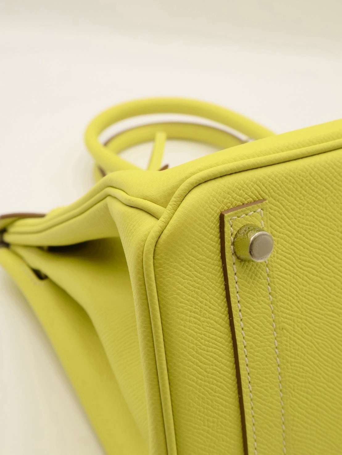 HERMES Birkin 30 - Lime 9R 檸檬黃銀 🄽